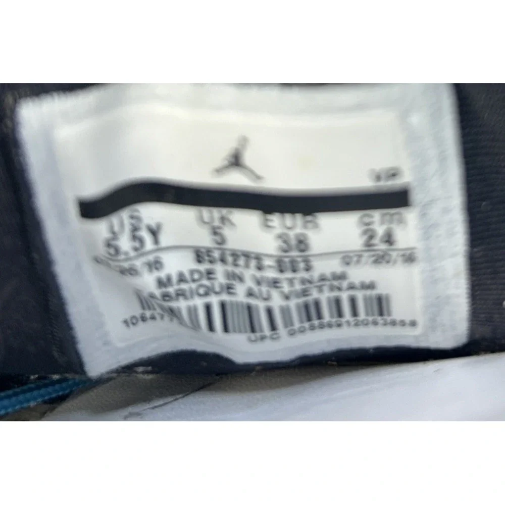 Nike Air Jordan 31 XXXI N7 Black White Turquoise‎ 854272-003 Size 5.5Y Women's 7